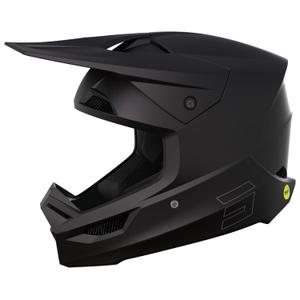 Cască de motocross Shot Race Solid Black lichidare