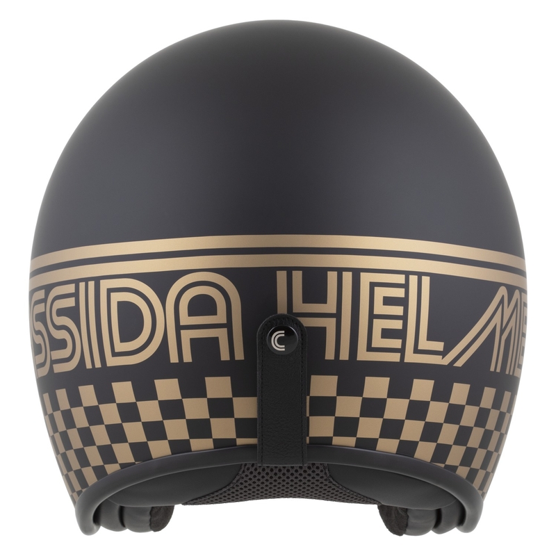 Cassca de motociclete Cassida Oxygen 2.0 Rondo deschisa negru-auriu mat