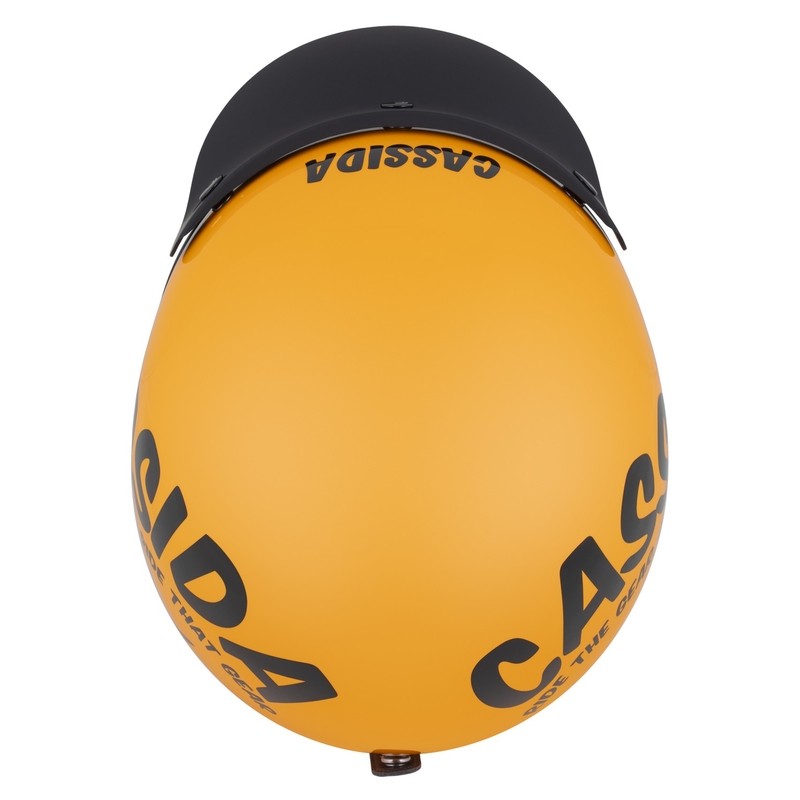 Cassida de motociclete Cassida Oxygen 2.0 Gear deschisa galben-negru