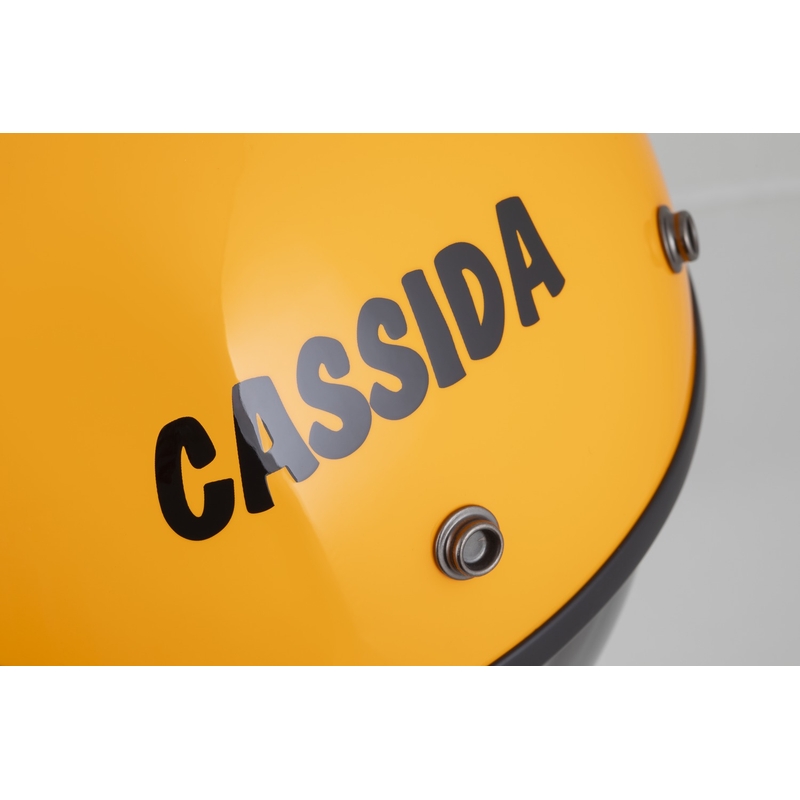 Cassida de motociclete Cassida Oxygen 2.0 Gear deschisa galben-negru