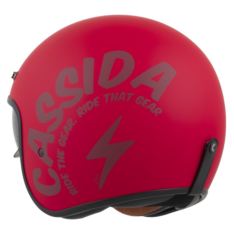 Cassida Motocicleta Cassida Oxygen 2.0 Gear Open Face Rosu Mat-Rosu Inchis