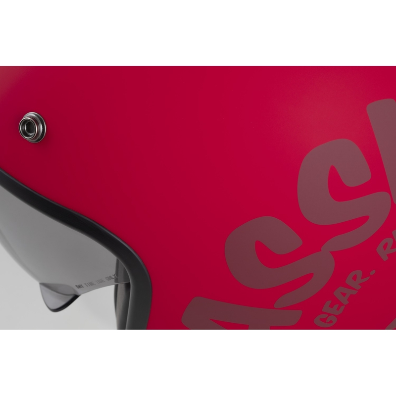 Cassida Motocicleta Cassida Oxygen 2.0 Gear Open Face Rosu Mat-Rosu Inchis