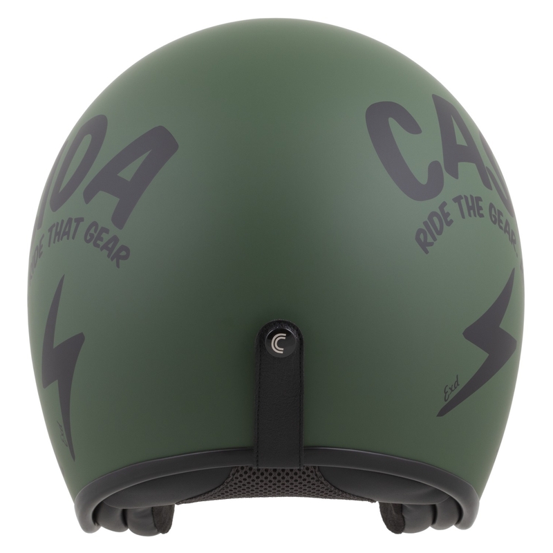 Cassida Motocicleta Cassida Oxygen 2.0 Gear Open Face Verde Mat-Negru