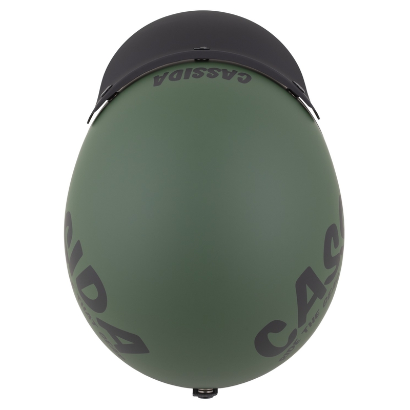 Cassida Motocicleta Cassida Oxygen 2.0 Gear Open Face Verde Mat-Negru