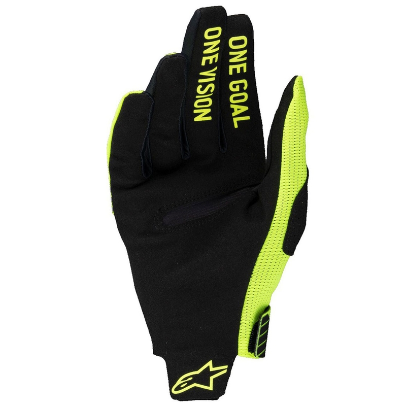 Mănuși de motocross Alpinestars Radar Pro galben fluo