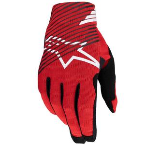 Mănuși de motocross Alpinestars Radar Pro roșii