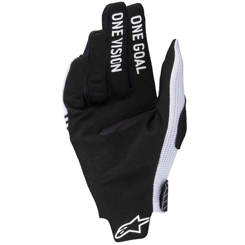 Mănuși de motocross Alpinestars Radar Pro albe