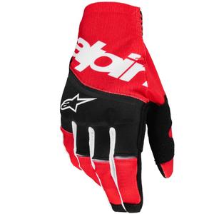 Mănuși de motocross Alpinestars Techstar negru-roșu