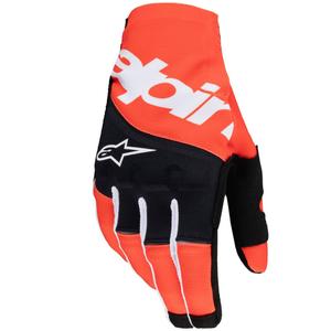 Mănuși de motocross Alpinestars Techstar negru-portocaliu