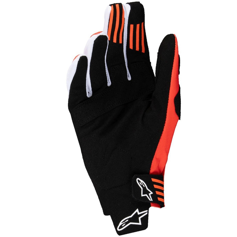 Mănuși de motocross Alpinestars Techstar negru-portocaliu