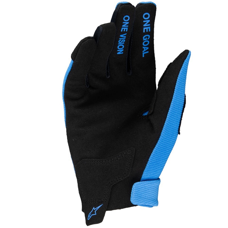 Mănuși de motocicletă copii Alpinestars Radar albastru deschis-negru