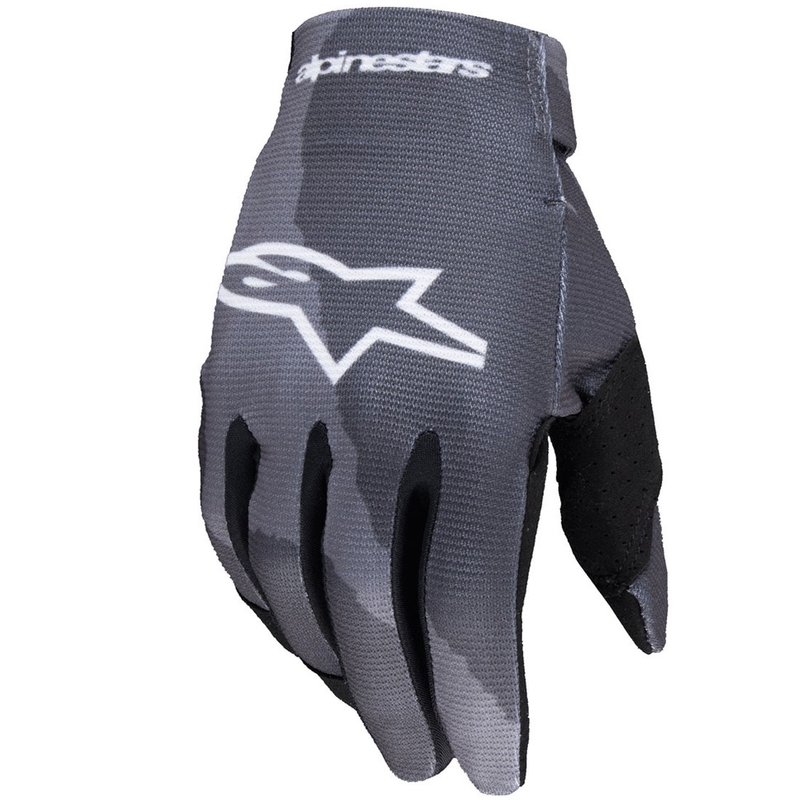 Mănuși moto pentru copii Alpinestars Radar camo gri-negru