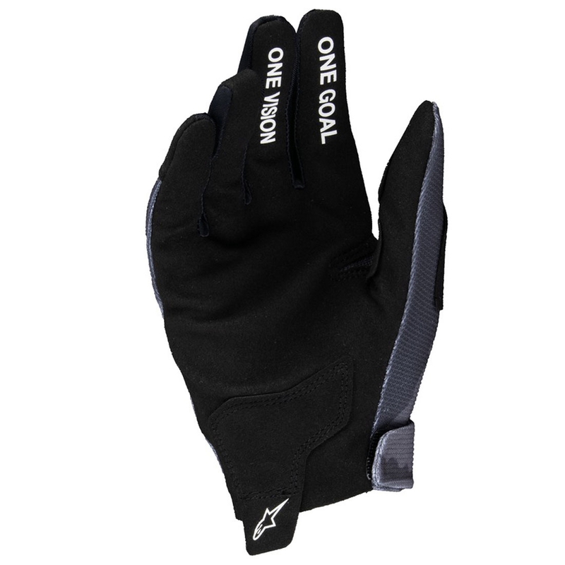 Mănuși moto pentru copii Alpinestars Radar camo gri-negru