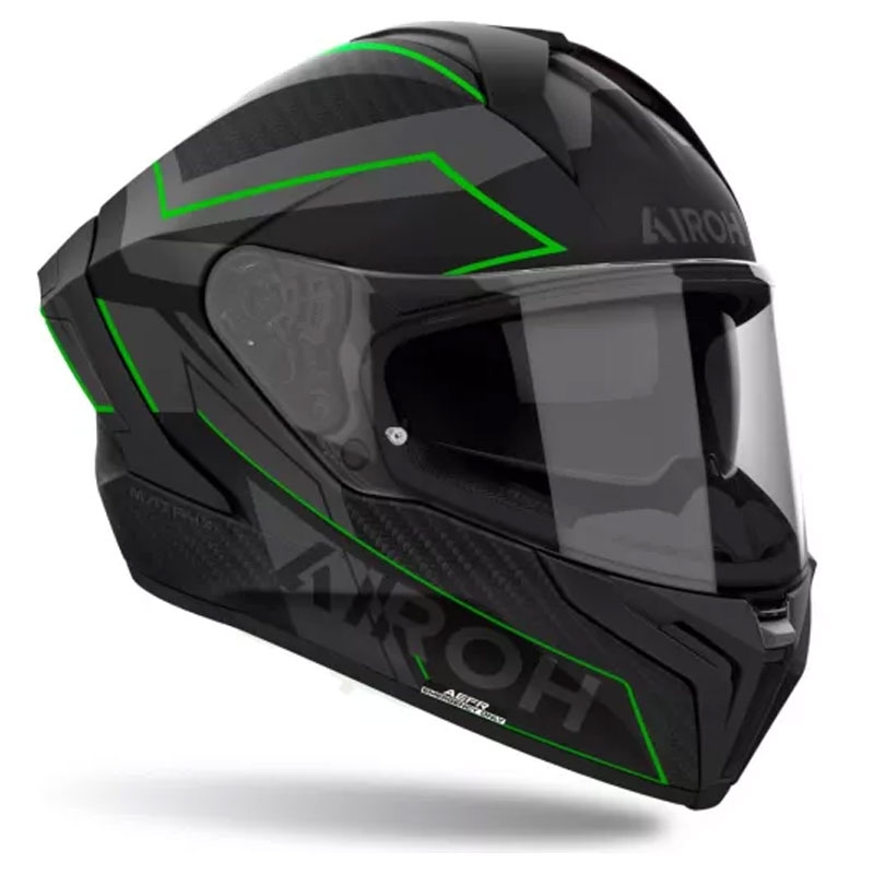 Casca integrală pentru motociclete Airoh MATRYX Sentinel verde mat