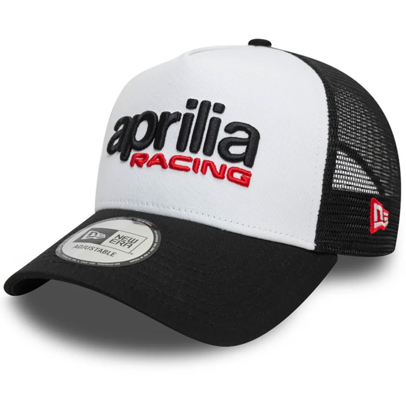 Șapcă Aprilia Trucker alb-negru