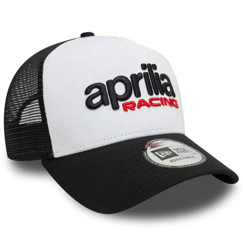 Șapcă Aprilia Trucker alb-negru