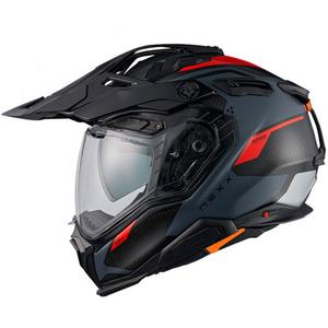 Casca Enduro Nexx X.WED3 Keyo gri-rosu