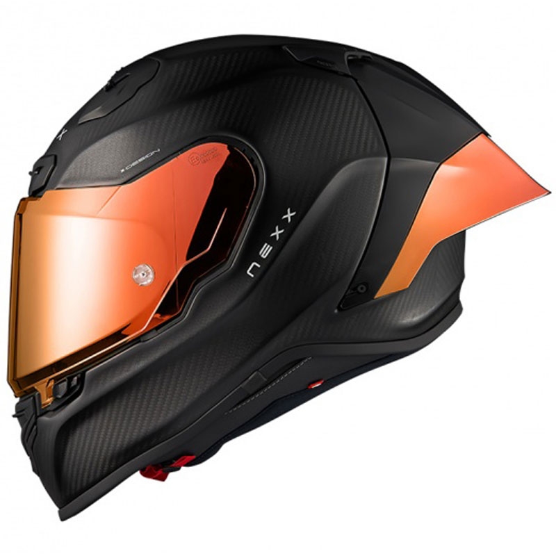 Cască de motocicletă Nexx X.R3R Zero PRO 2 Carbon MT integrală, roșie mată lichidare