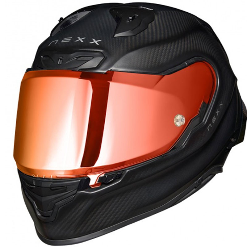 Cască de motocicletă Nexx X.R3R Zero PRO 2 Carbon MT integrală, roșie mată lichidare