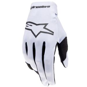 Mănuși Motocross Alpinestars Radar pentru copii Gri deschis-Negru