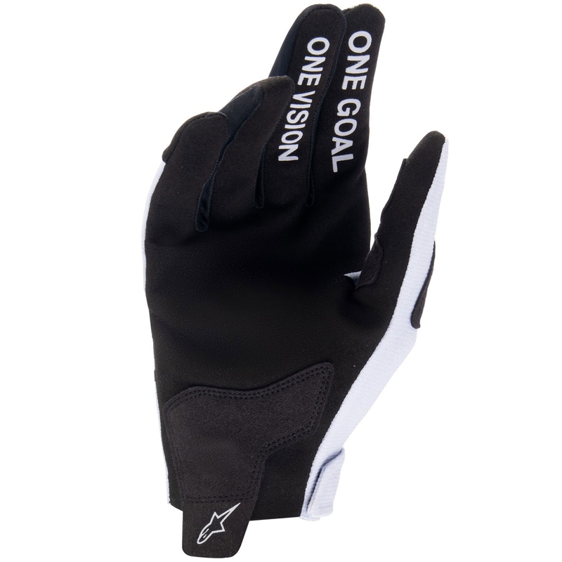 Mănuși Motocross Alpinestars Radar pentru copii Gri deschis-Negru
