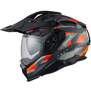 Casca enduro Nexx X.WED3 Trailmania portocaliu-gri