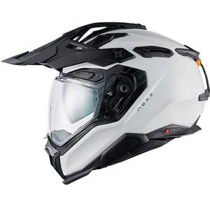 Casca Enduro Nexx X.WED3 Alb perlat simplu