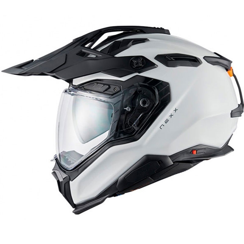 Casca Enduro Nexx X.WED3 Alb perlat simplu