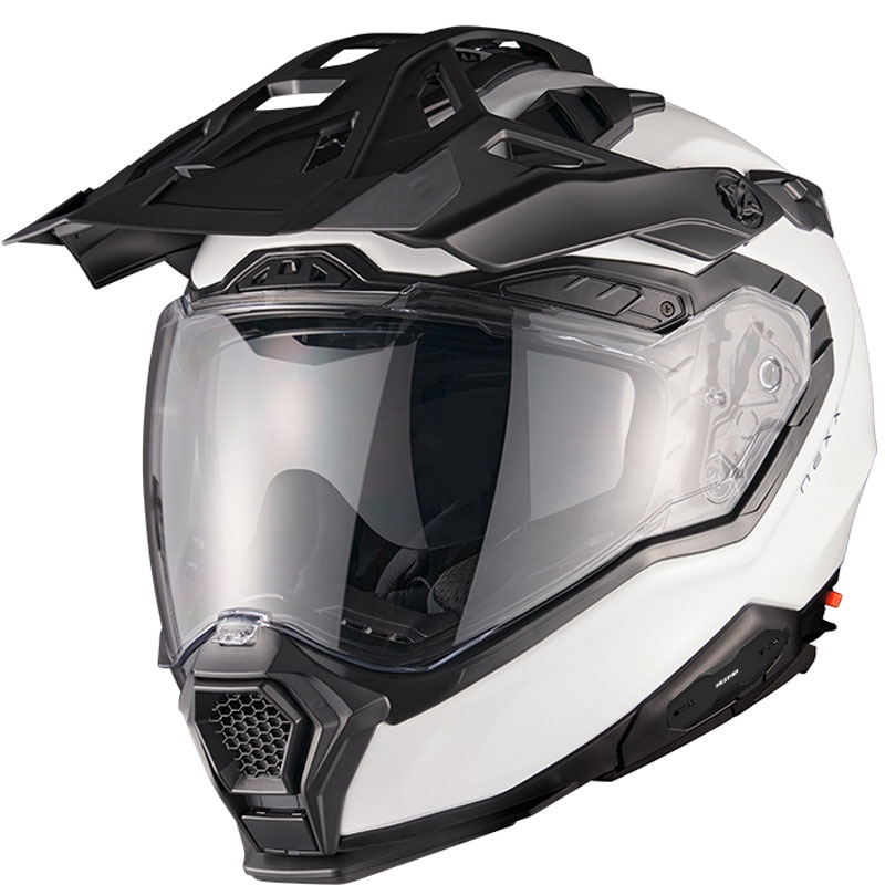 Casca Enduro Nexx X.WED3 Alb perlat simplu