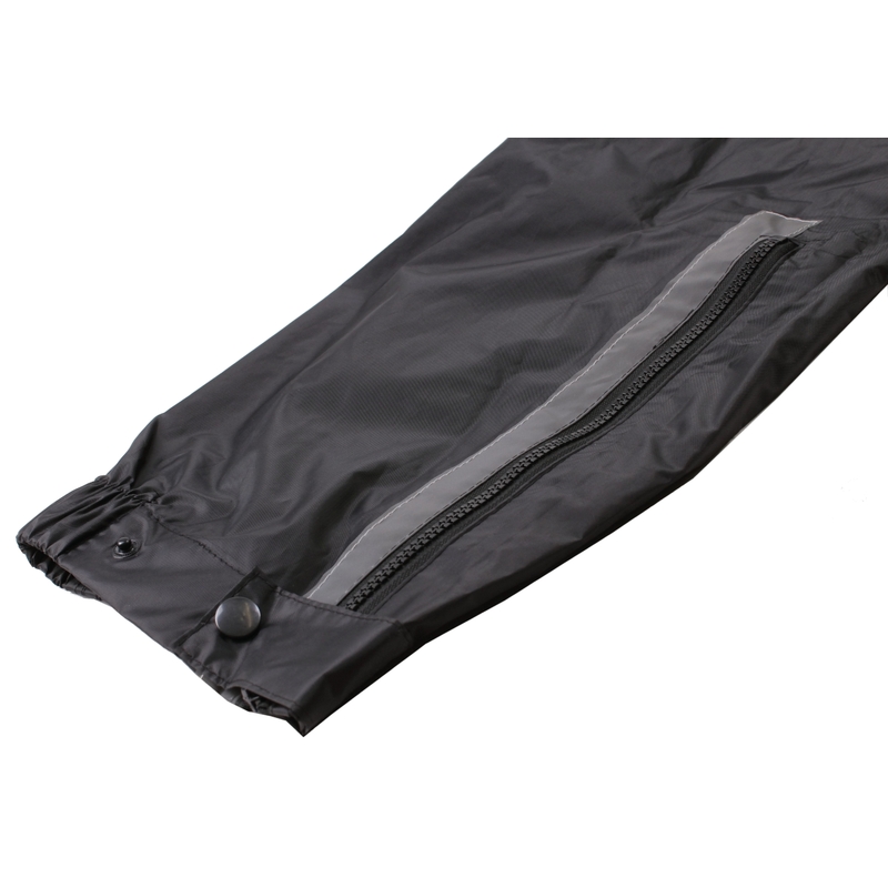 Motozem negru-fluo galben costum de ploaie lichidare