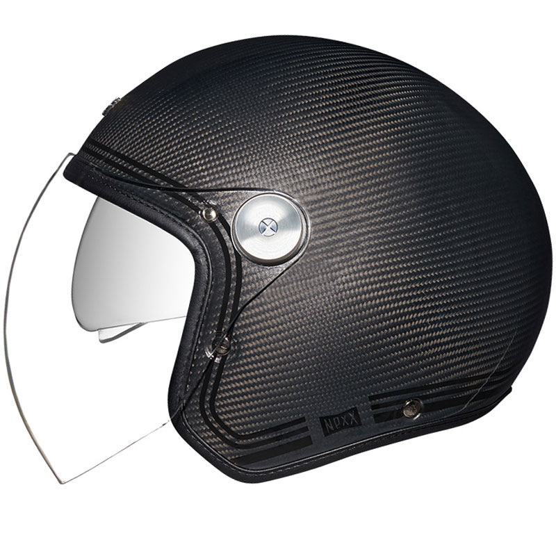 Casca deschisa Nexx X.G30 Lignage negru-argintiu lichidare