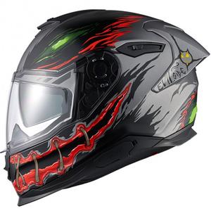 Casca moto integrala Nexx Y.100R Night Rider gri inchis
