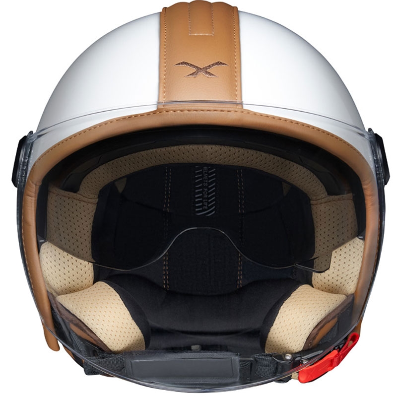Cască de motocicletă deschisă NEXX Y.10 Midtown alb