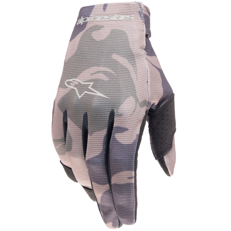 Mănuși Motocross Alpinestars Radar pentru copii Verde Camo-Maro
