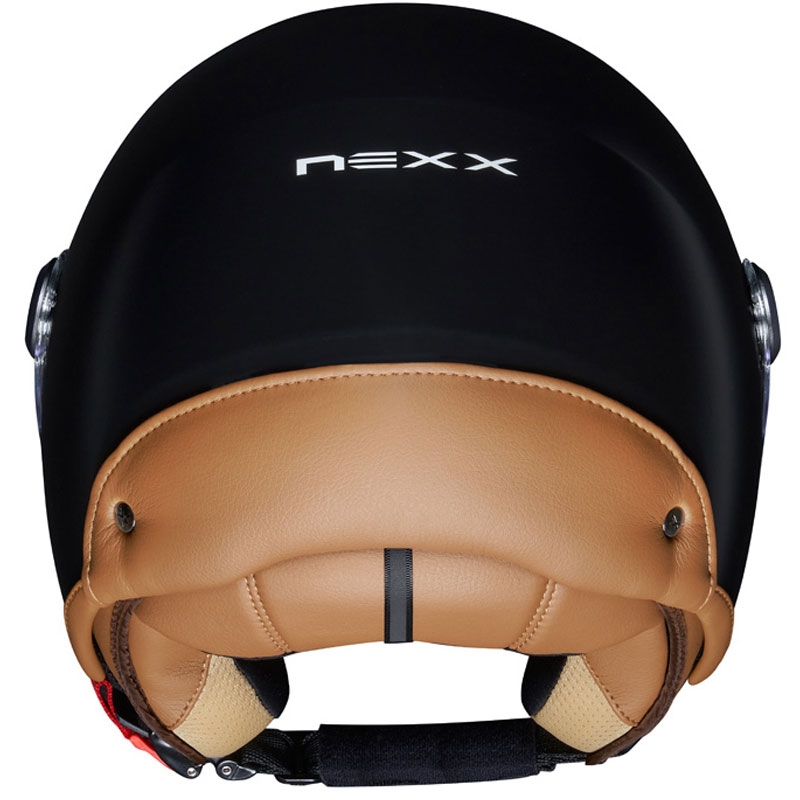 Cască de motocicletă NEXX Y.10 Sunny Open Face neagră lichidare