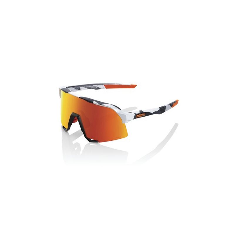 Ochelari de soare 100% USA S3 Hiper camo cu lentile roșii
