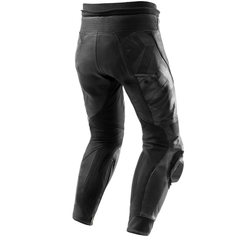 Pantaloni de motocicletă din piele Rebelhorn Inferno negri