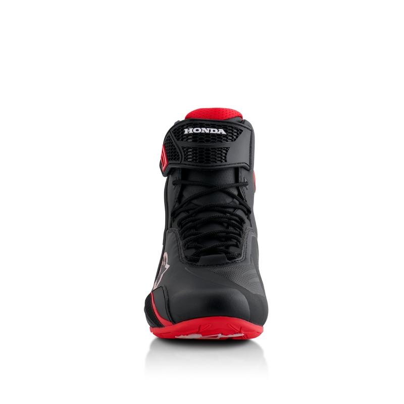 Cizme de motocicletă Alpinestars Faster-4 HONDA Collection negru și roșu