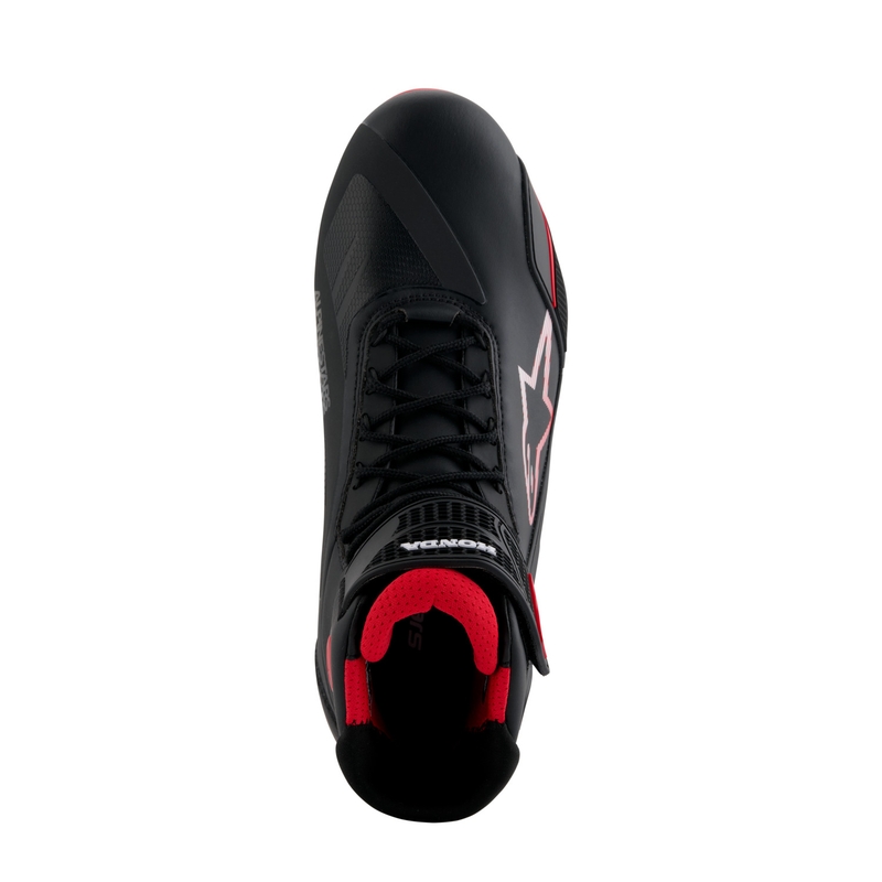 Cizme de motocicletă Alpinestars Faster-4 HONDA Collection negru și roșu