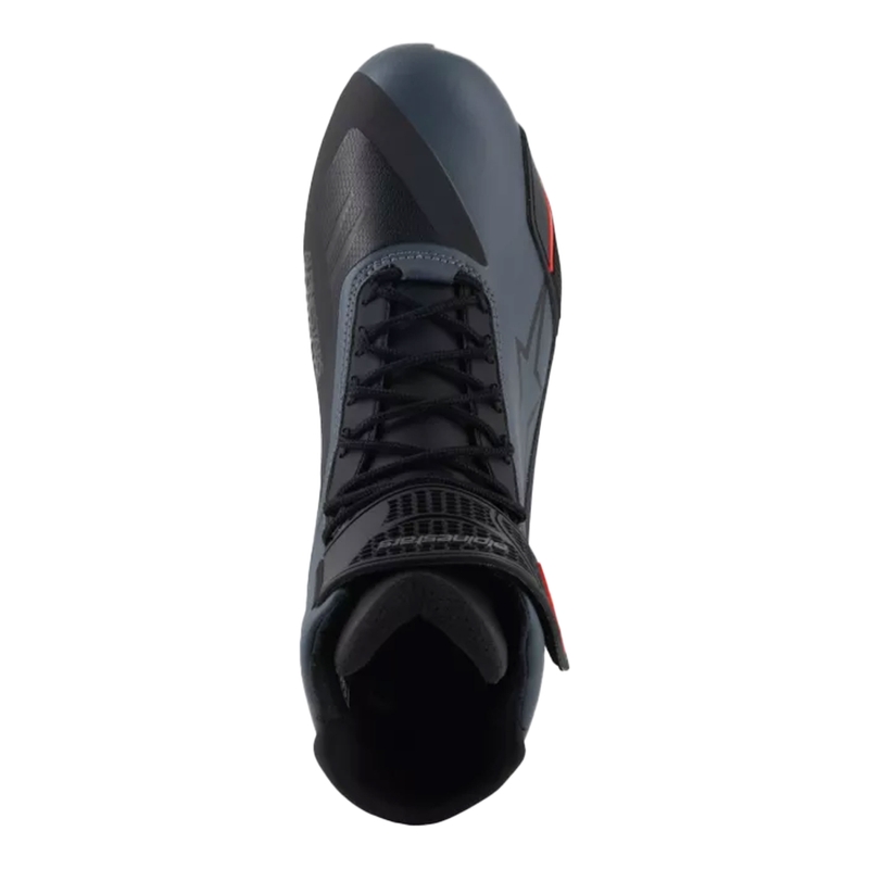 Cizme moto Alpinestars Faster-4 negru-gri-rosu fluo