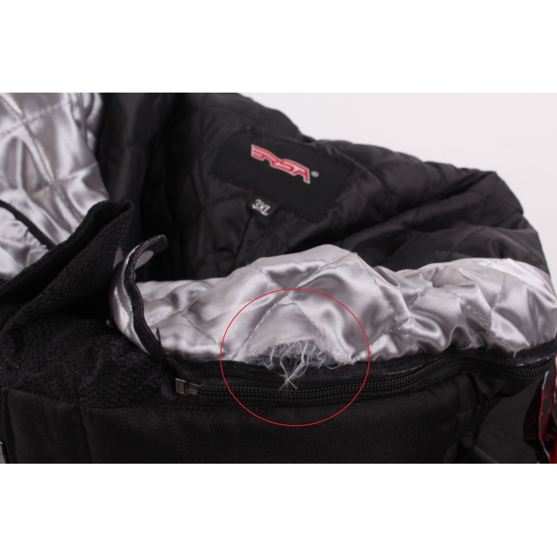 Pantaloni moto pentru bărbați RSA Devil negru - II. calitate