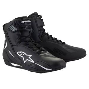 Cizme moto Alpinestars Faster-4 alb-negru