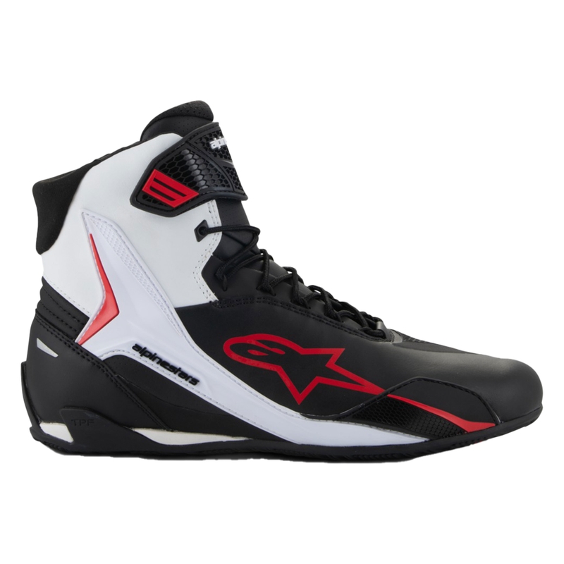 Cizme moto Alpinestars Faster-4 negru-alb-rosu