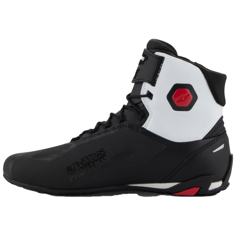 Cizme moto Alpinestars Faster-4 negru-alb-rosu