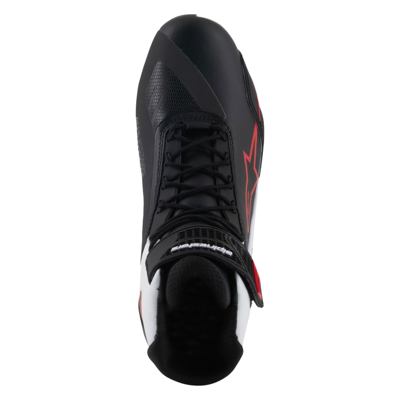 Cizme moto Alpinestars Faster-4 negru-alb-rosu