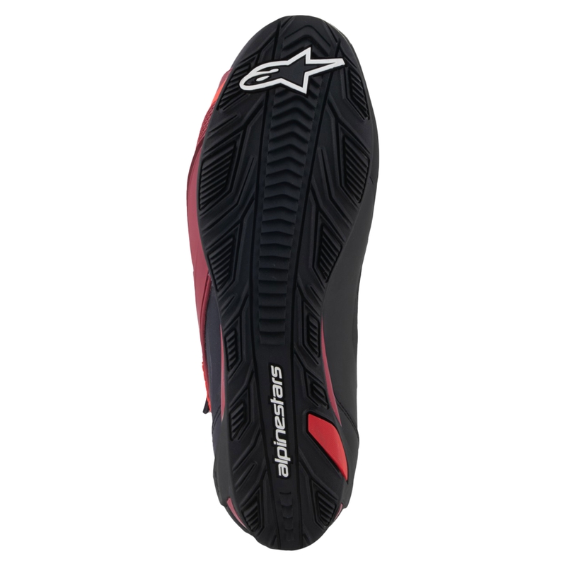 Cizme moto Alpinestars Faster-4 negru-alb-rosu inchis