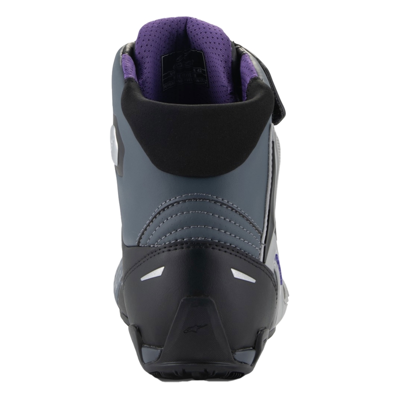 Ghete moto dama Alpinestars Stella Faster-4 negru-gri-violet