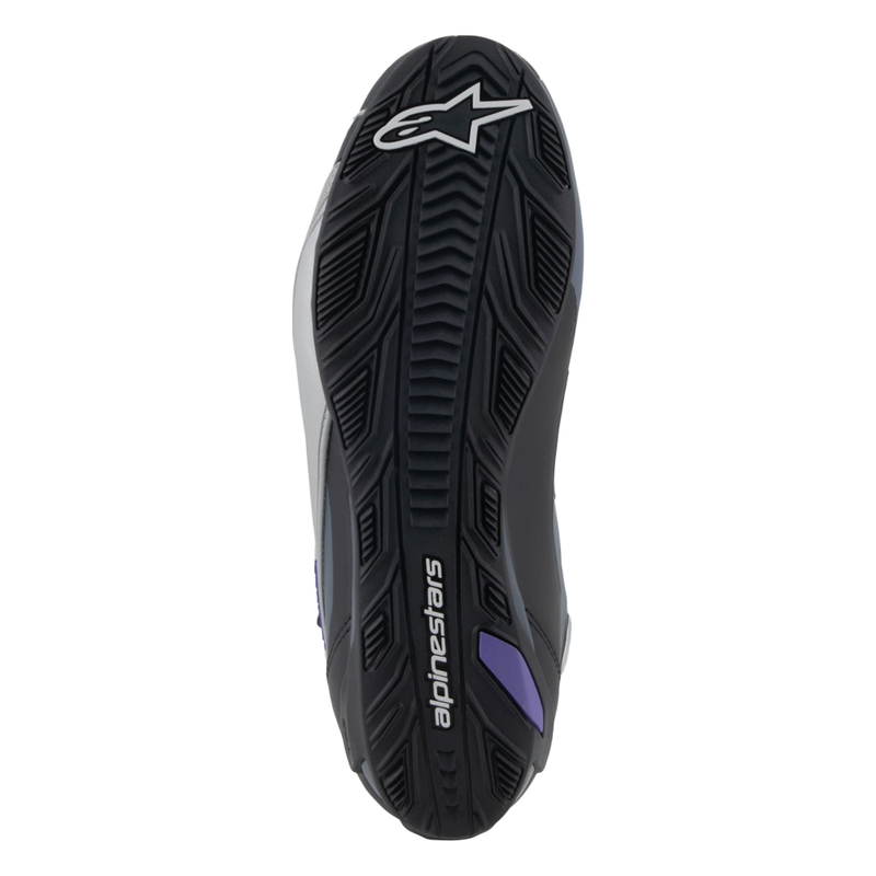 Ghete moto dama Alpinestars Stella Faster-4 negru-gri-violet