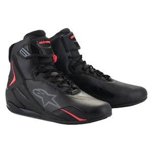 Cizme moto dama Alpinestars Stella Faster-4 negru-roz