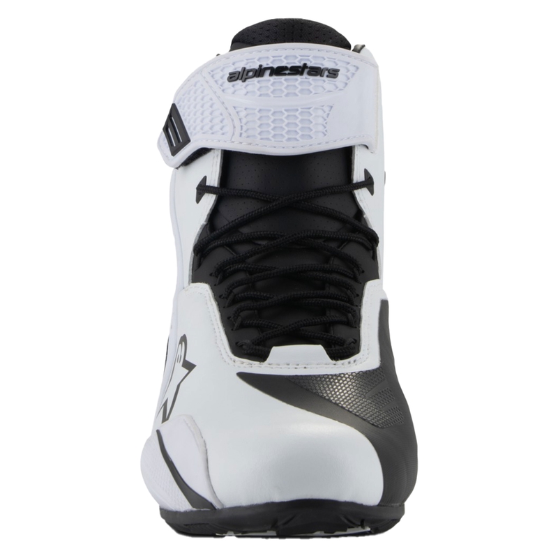 Ghete moto dama Alpinestars Stella Faster-4 alb-negru